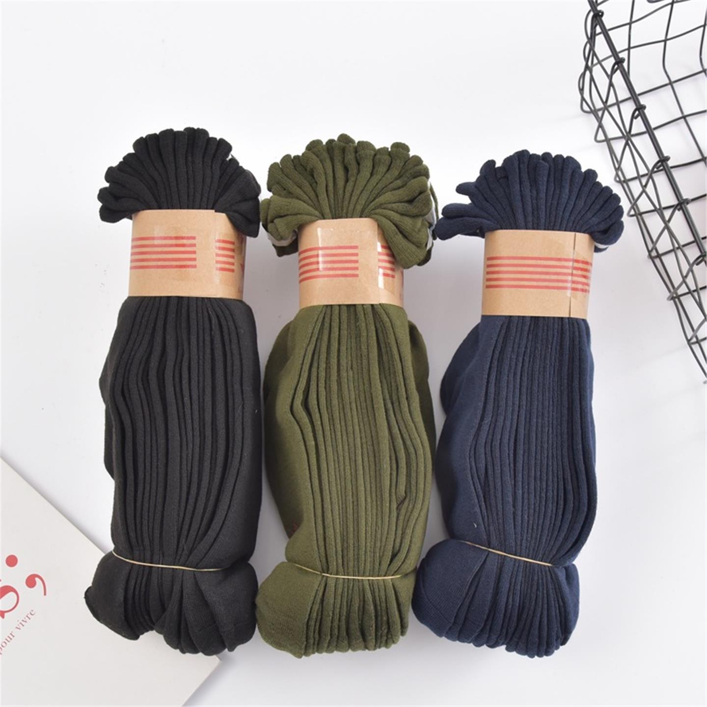 10双袜子男士长筒冬棉款中