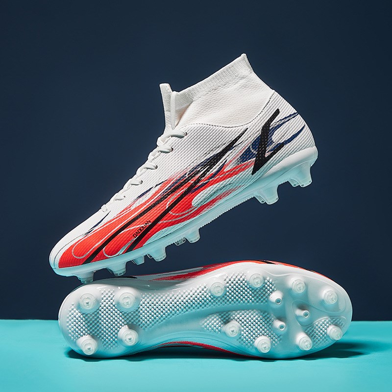 爆款大码47足球鞋男女ag长钉tf碎钉成人学生草地训练鞋外贸晋江鞋