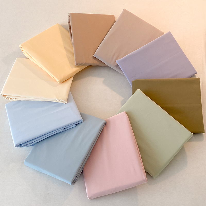 A类60支全棉磨毛床笠单件简约纯色秋冬季加厚保暖床垫保护套床罩