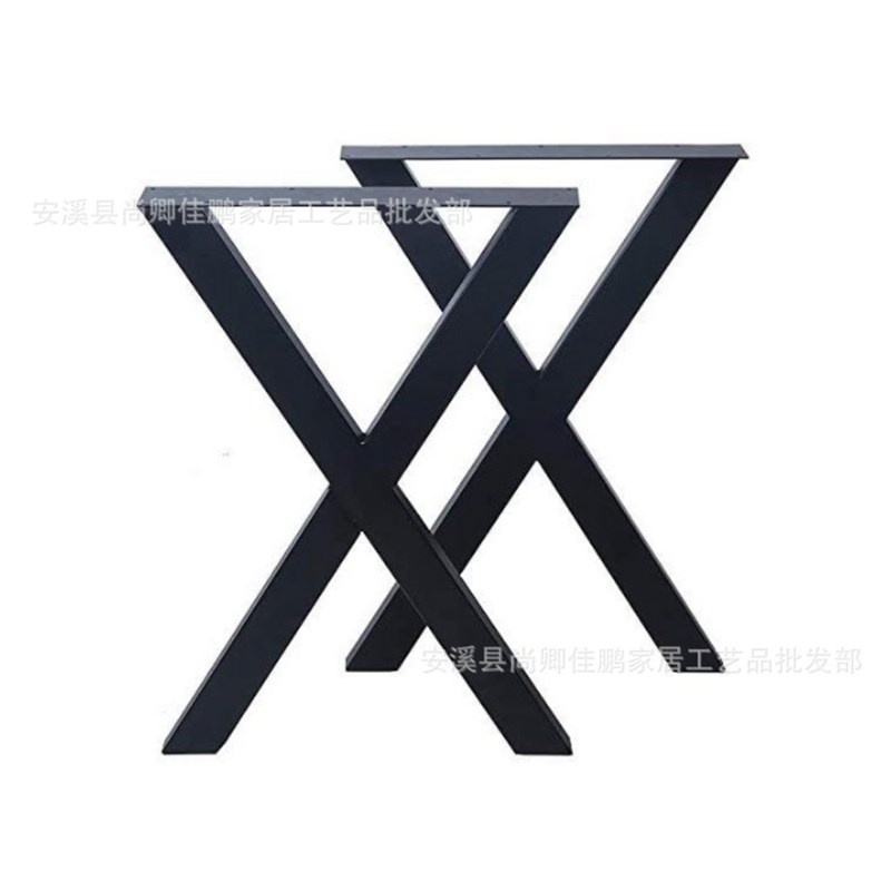 现代简约桌架支架 铁艺桌腿支架支撑架 金属桌脚办公桌脚