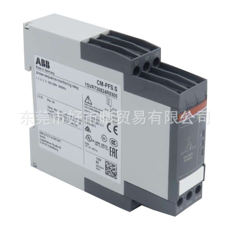 ABB相序监视和缺相侦查继电器CM-PFS.S 三相电压1SVR730824R9300