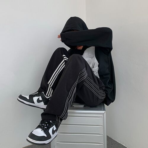 任嘉伦同款跑道裤垂感舒适