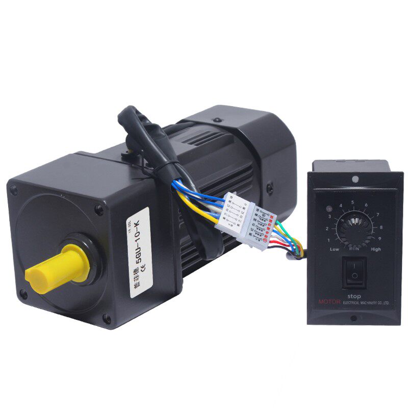 90W交流减速电机5RK90GU-CF可逆齿轮/调速/变速/慢速电机马达220V