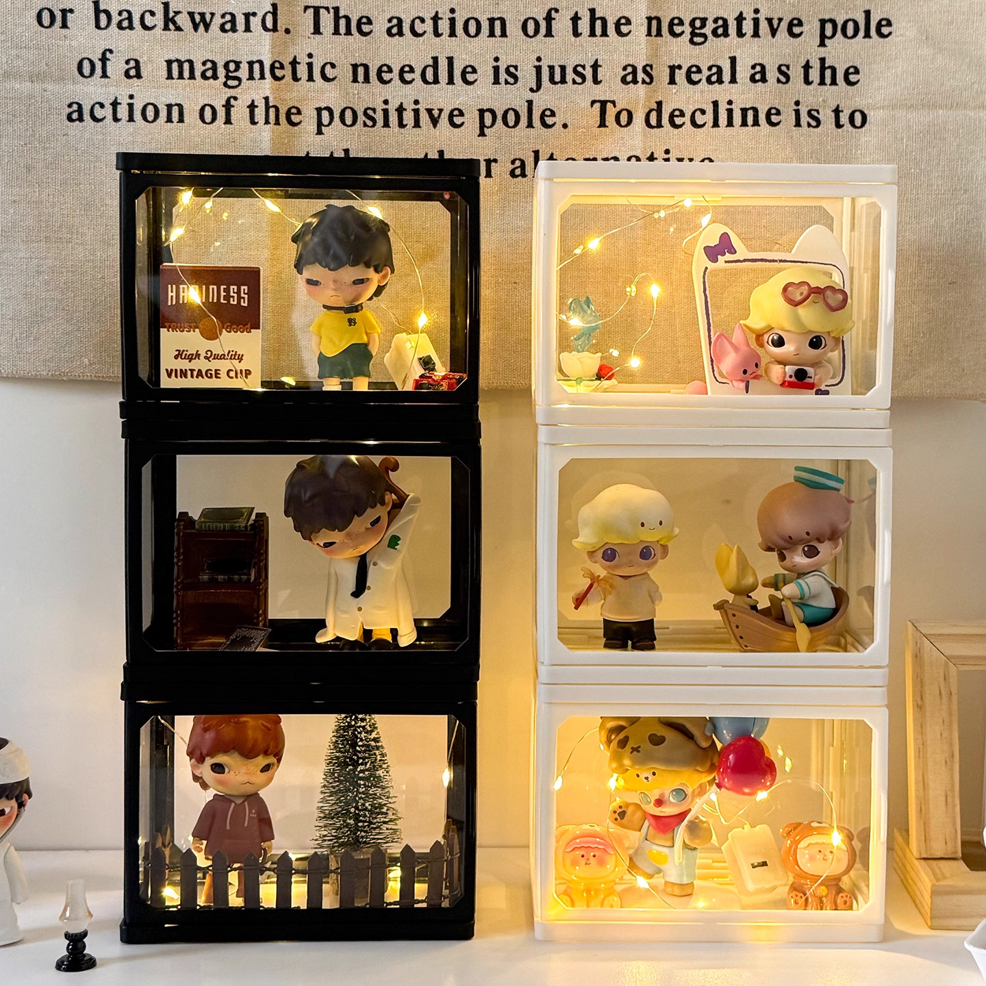 盲盒收纳展示架大容量玻璃