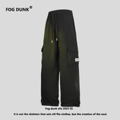DUNK工装 休闲美式 裤 FOG 男生直筒裤 子春夏季 高街冲锋长裤