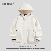 FOG 防风防水夹克外套户外冲锋男女 潮牌宽松工装 DUNK2025新款 春季