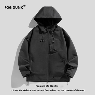 FOG DUNK春新品连帽夹克男女款潮牌ins青少年帅气百搭多巴胺外套