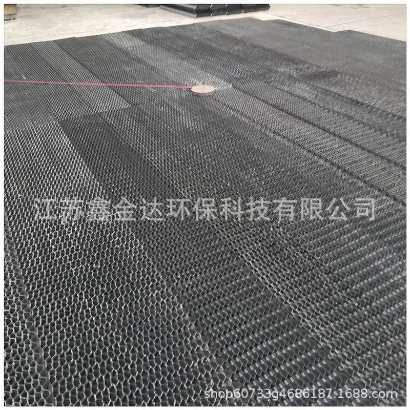 圆形冷却塔S波填料 六角蜂窝斜管填料 PVC波纹填料收水器质量保障