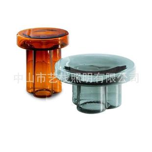 北欧简奢现代适用玻璃加厚茶几 ins风