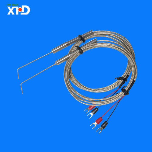 φ1.5*100探针式测温热电偶WRNK-191温度传感器K型铠装热电偶