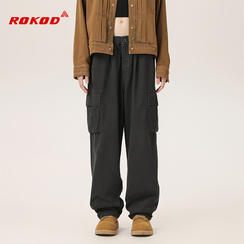 工装多口袋休闲裤冲锋裤加绒保暖