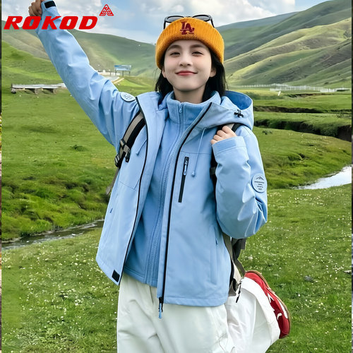 户外徒步旅行登山冲锋衣休闲外套