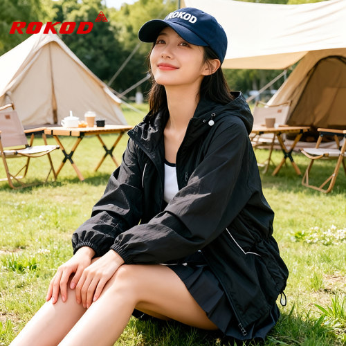 2026新款春夏多巴胺连帽防晒衣