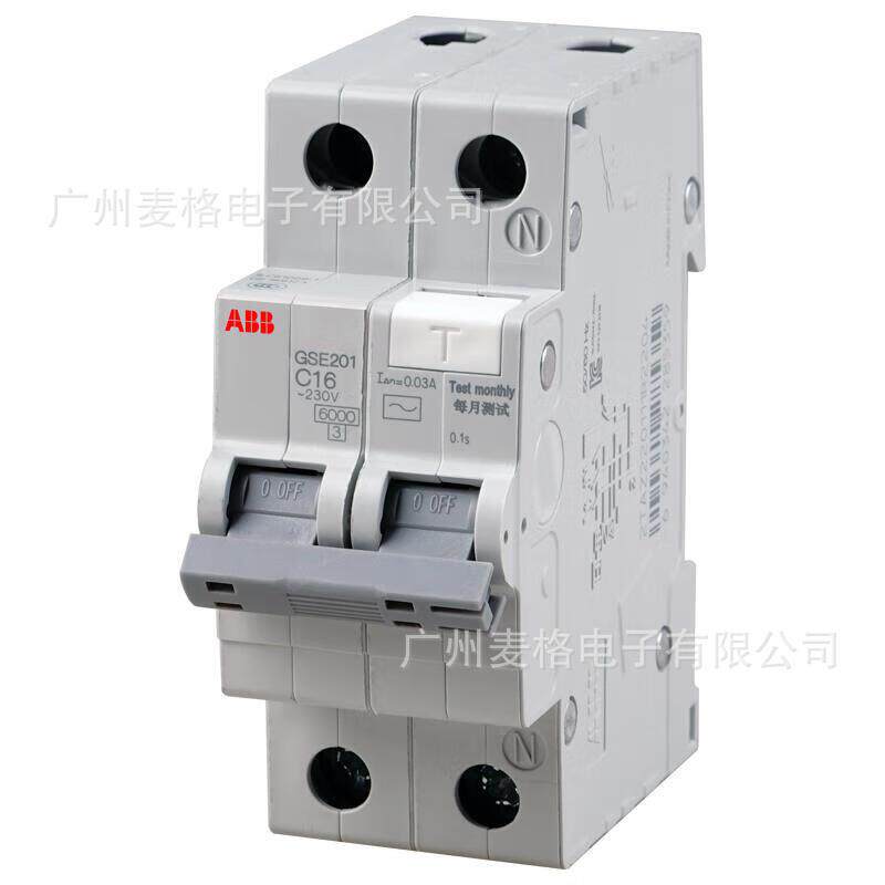 ABB断路器GSE201 GSE202L 203L GSE204 AC-C6/0.03-AC-C63/0.03