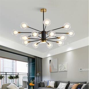 LED灯具欧式吊灯客厅现代简约 卧室灯餐厅大气家用吸顶灯创意灯泡