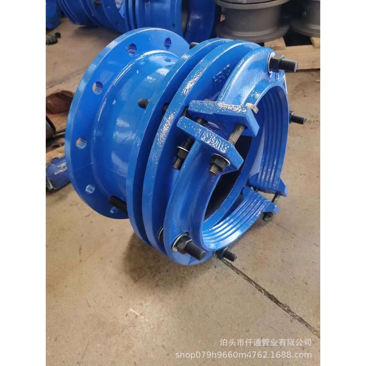 铸管防脱甲管80-600生产厂家球墨铸铁单法兰伸缩节