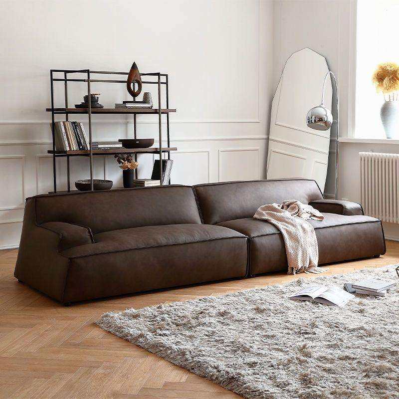 baxter意式极简磨砂科技布现代简约客厅小户型大马士革布艺沙发