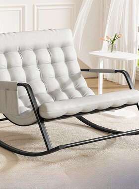 懒人沙发摇椅子客厅阳台休闲椅双人沙发躺椅沙发椅大人脚踏摇摇椅