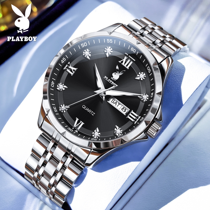 正品名牌男士手表男款时尚经典气质腕表防水夜光石英表送男友礼物