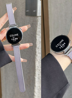 适用VIVO Watch5手表GT表带1女生3新款OPPO X2 mini真皮磁吸扣表带4Pro手表watch GT荔枝纹2透气iQOO watch3