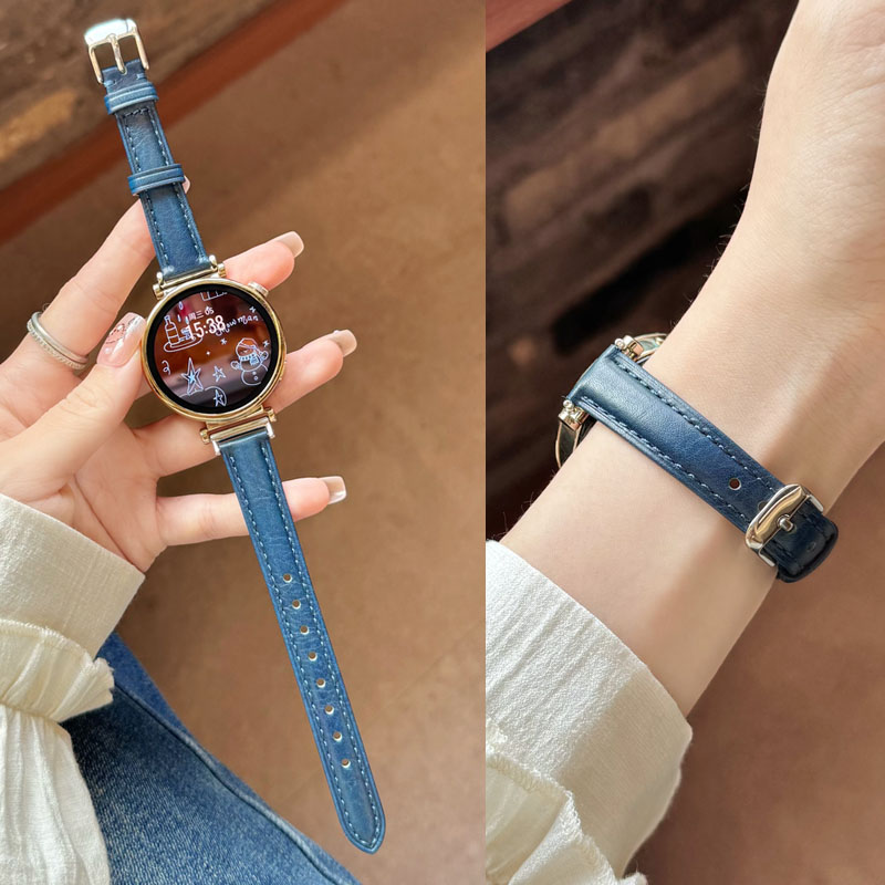 适用华为头层牛皮表带