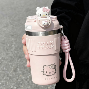 hellokitty可爱咖啡杯2025新款女生保温水杯子学生上学专用高颜值