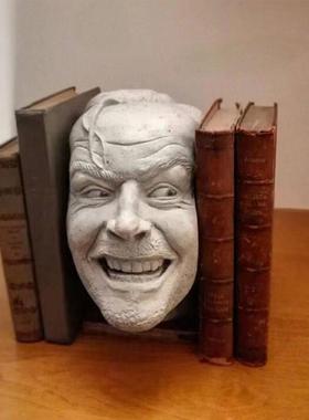 约翰尼雕塑树脂怀旧复古桌面的摆放装饰书架图书馆仿古工艺品摆件