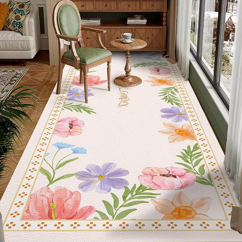 阳台夏季新款小清新地垫防水防晒皮革垫子可裁剪客厅防滑地毯门垫,居家布艺,家用脚垫,淘宝优惠券,粉丝福利购,淘宝优惠卷