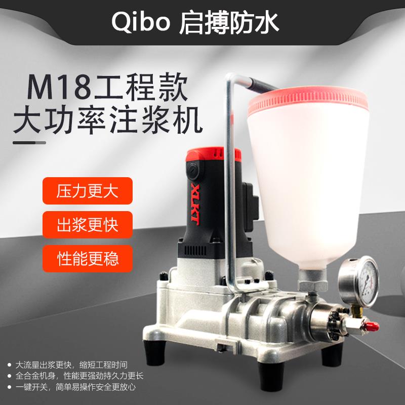 注浆机高压灌注机聚氨酯灌浆机测堵机防水灌注机止水针头补漏机