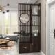 新中式 屏风隔断柜客厅现代简约进门入户间厅装 饰实木轻奢玄关柜子