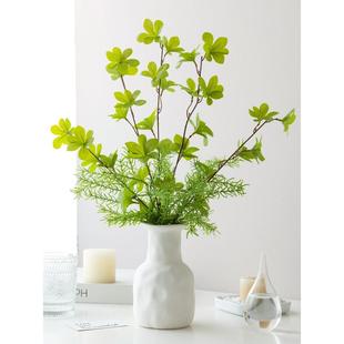 北欧ins现代彷真花吊钟假花马醉木绿植室内餐桌电视柜装饰摆件设