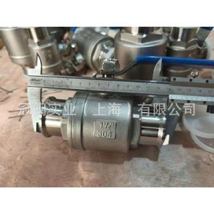 快装球阀304不锈钢球阀手柄球阀快装直通卡箍式球阀