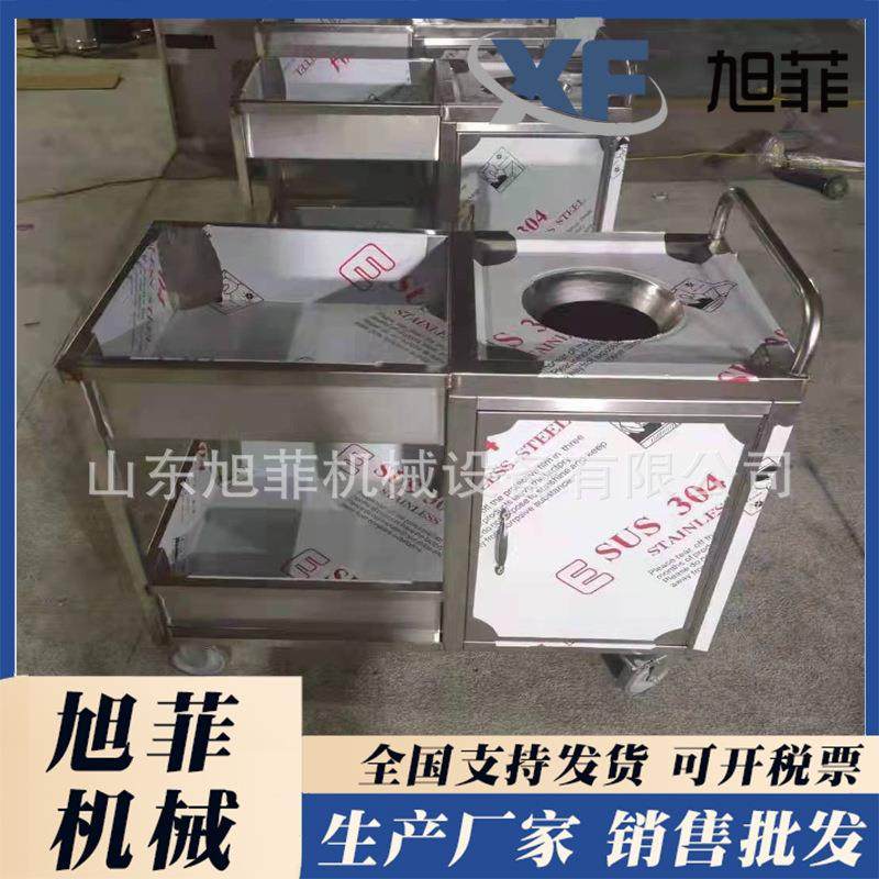 小推车静音轮304移动工具车碗具收残车推车平板托车