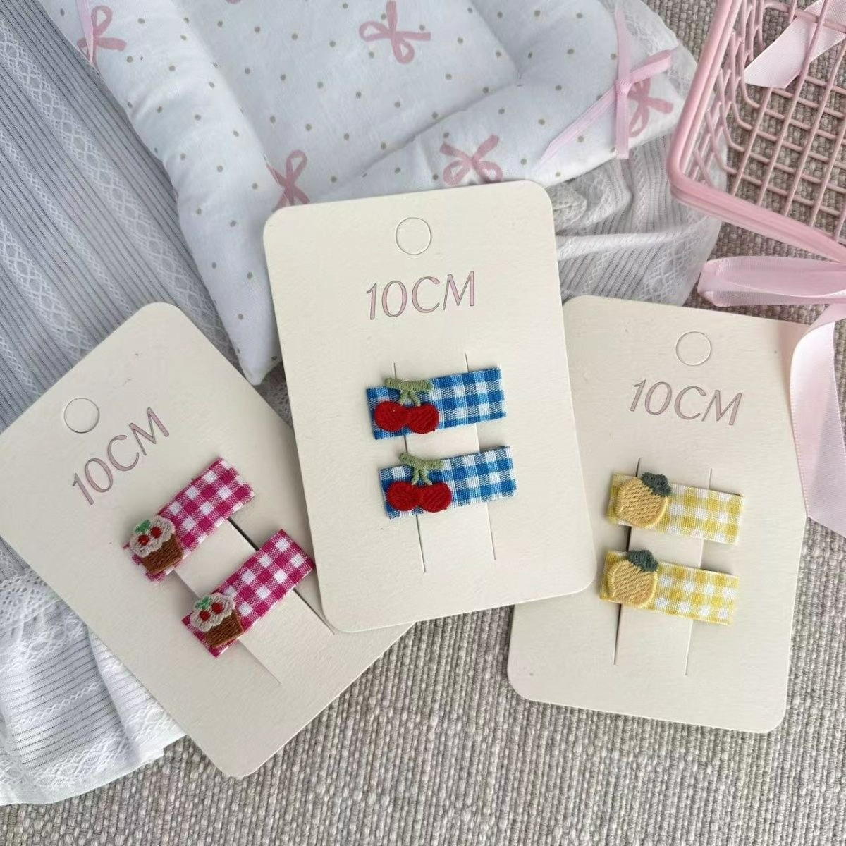 新款儿童刺绣水果格子发夹甜美女童侧边刘海夹宝宝碎发夹发卡头饰,饰品/流行首饰/时尚饰品新,发饰,淘宝优惠券,粉丝福利购,淘宝优惠卷