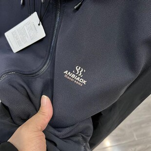 可拆卸帽短款春季拼接春装短外套商务休闲夹克衫商务休闲男外衣