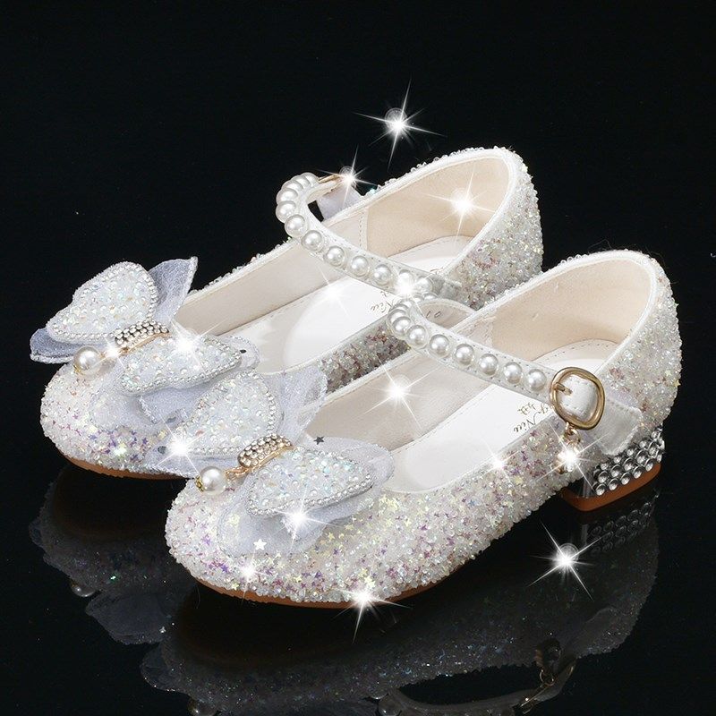 女童新款高跟公主鞋小女孩配礼服软底白色L儿童春秋水晶宝宝单皮,童鞋/婴儿鞋/亲子鞋,水晶/水钻鞋,淘宝优惠券,粉丝福利购,淘宝优惠卷