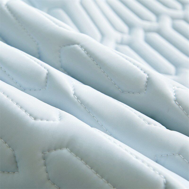 夏季乳胶凉席三件套床裙款u软席子可机洗空调席床罩纯色冰丝席床,床上用品,乳胶席,淘宝优惠券,粉丝福利购,淘宝优惠卷