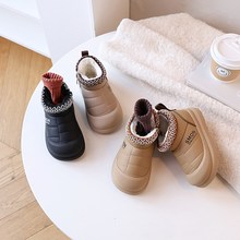冬季女童雪地靴1-2-3岁女宝宝加厚棉靴4小童软底保暖鞋Z儿童公主