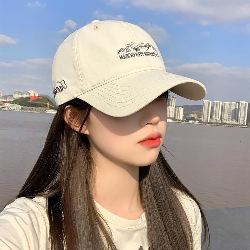 大头围鸭舌帽女2024新款米白y色帽子女款夏季显脸小防晒棒球帽男Q,居家日用,头部防护用品,淘宝优惠券,粉丝福利购,淘宝优惠卷