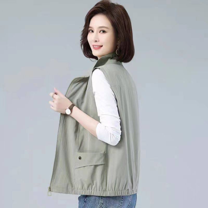 春装韩版a立领短款马夹女外穿坎肩背心中年妈妈宽松百搭无袖薄外,服饰配件/皮带/帽子/围巾,指环,淘宝优惠券,粉丝福利购,淘宝优惠卷