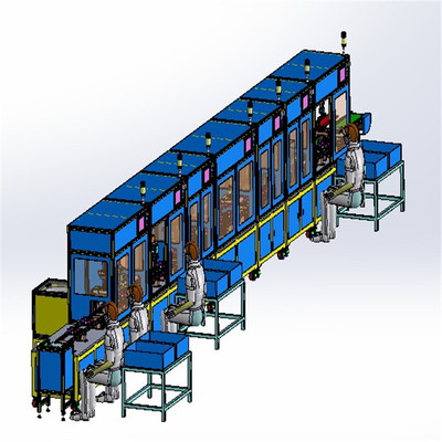 全自动球泡组装生产线3D图纸 T882 非标自动化Q机械3D图纸素材素