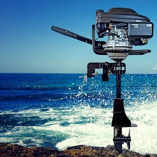 宗申船挂机汽油动力船外机四冲程船用推进器渔船螺旋桨船尾机马