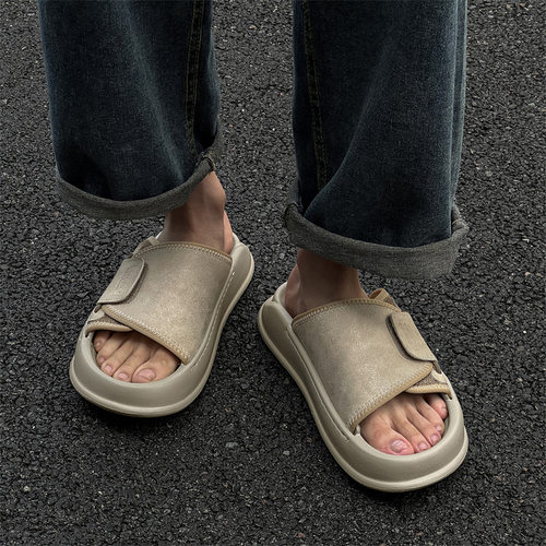 男士夏季外穿潮流网红休闲沙滩凉鞋防滑透气轻便旅游百搭