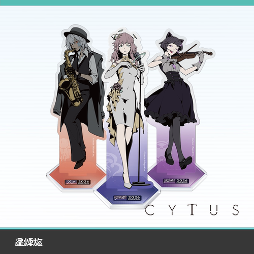 音乐世界 Cytus2 夜色协奏曲主题系列周边 盲抽徽章 立牌 键鼠垫