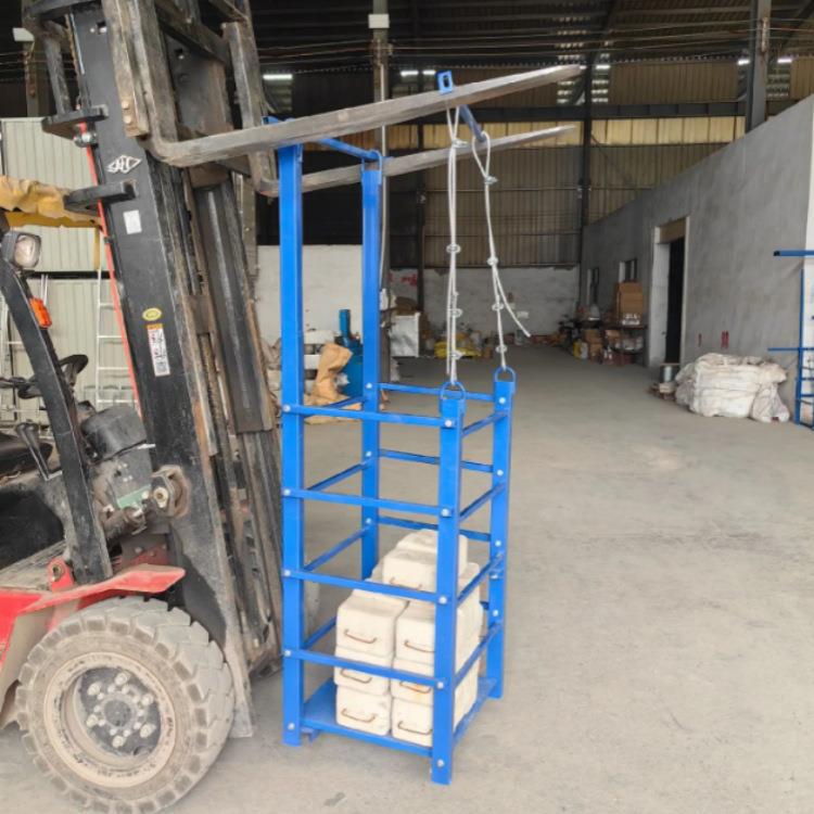 箱梁湿接缝施工吊篮 可折叠伸缩横隔板吊篮 蓝色挂篮厂家