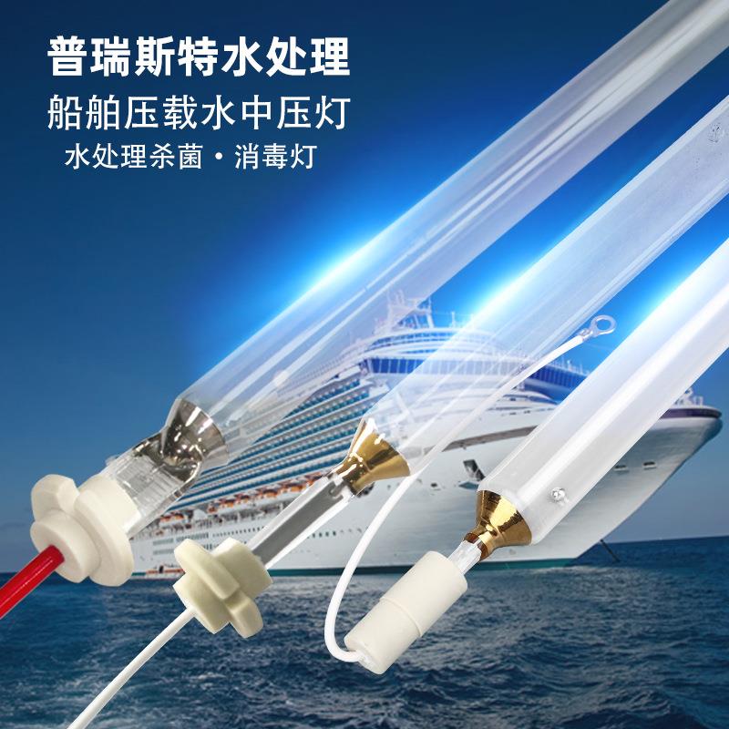 船舶压舱水处理系统BWMS消毒设备用中压紫外线杀菌灯中压汞灯厂家