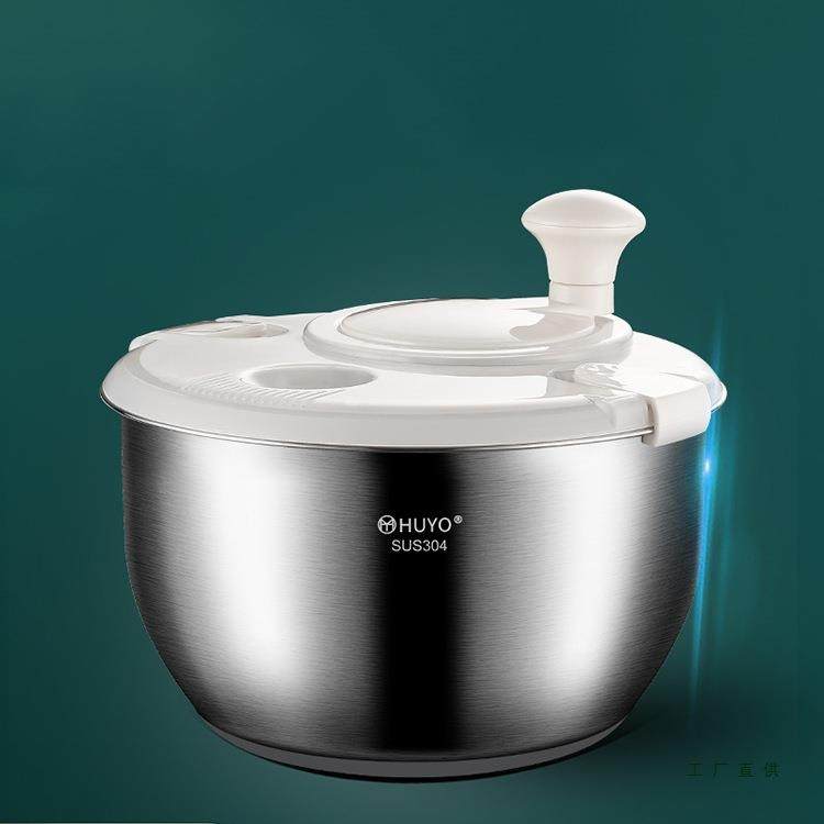 蔬菜脱水器不锈钢手动沙拉果蔬甩干机商用脱水篮洗菜脱水神器,农机/农具/农膜,播种栽苗器/地膜机,淘宝优惠券,粉丝福利购,淘宝优惠卷