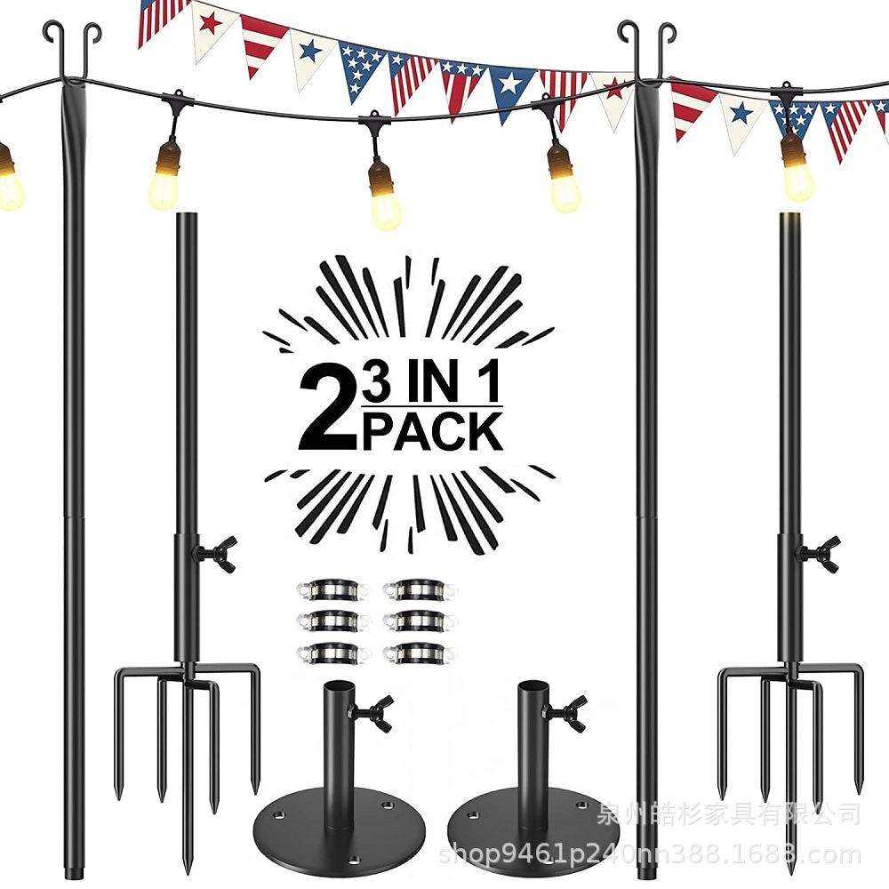 金属户外灯串杆假日装饰灯杆,带喂鸟杆,3 种安装户外灯串支架跨境,农机/农具/农膜,播种栽苗器/地膜机,淘宝优惠券,粉丝福利购,淘宝优惠卷