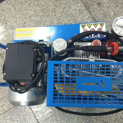 RZX100空气充填泵 便携式高压空气压缩机 200L呼吸气瓶充填泵