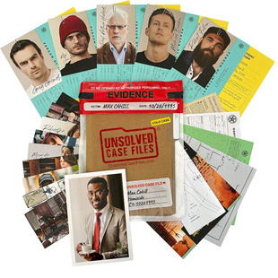Unsolved Case Files Cahill Max Cold Case Murder Mystery Game